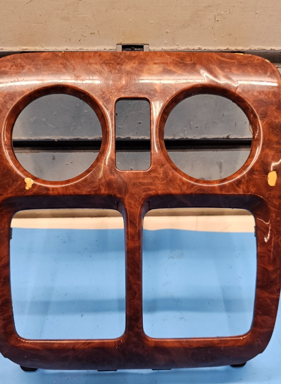 🔥01-06 Acura MDX Rear AC Climate Control Bezel Trim Woodgrain