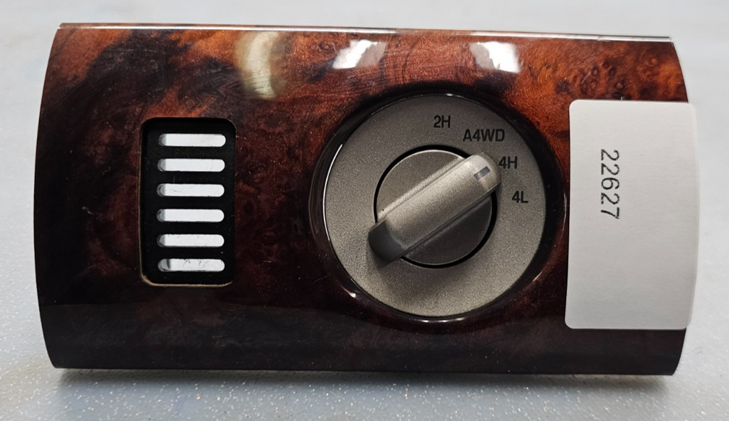 🔥03-06 LINCOLN NAVIGATOR 4WD LEFT DRIVER DASH TRANSFER CASE SWITCH BEZEL WOOD