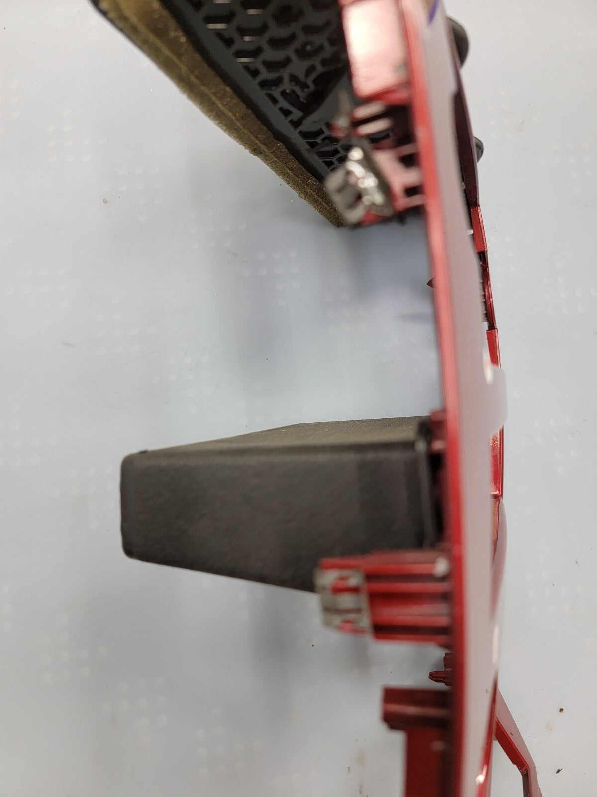 🔥07-09 Dodge CALIBER Dash Radio Center BEZEL Climate Dash Trim Vents Red B15