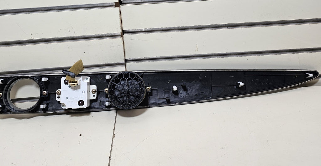 🔥03-06 OUTLANDER CARBON FIBER UPPER DASH VENT CLOCK BEZEL TRIM PANEL SILVER