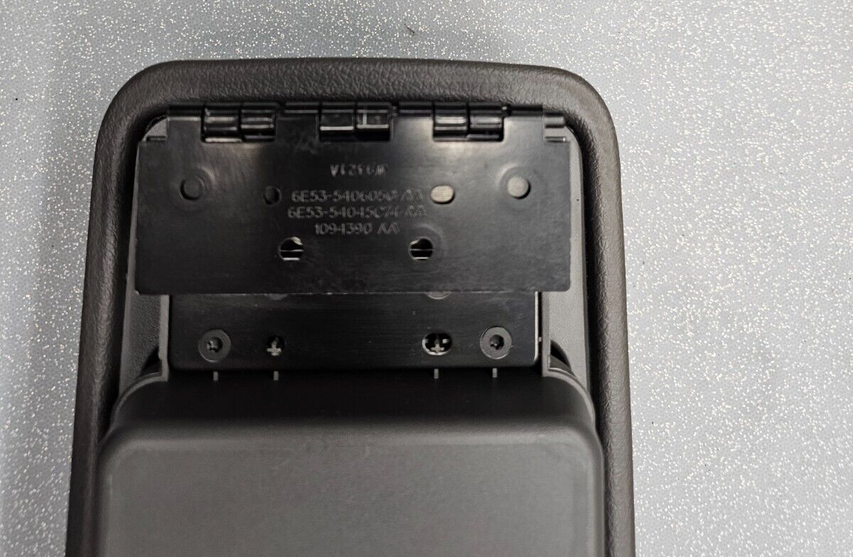 10-12 Fusion Milan Front Center Console Lid Armrest Cover Top Pad Assembly Black