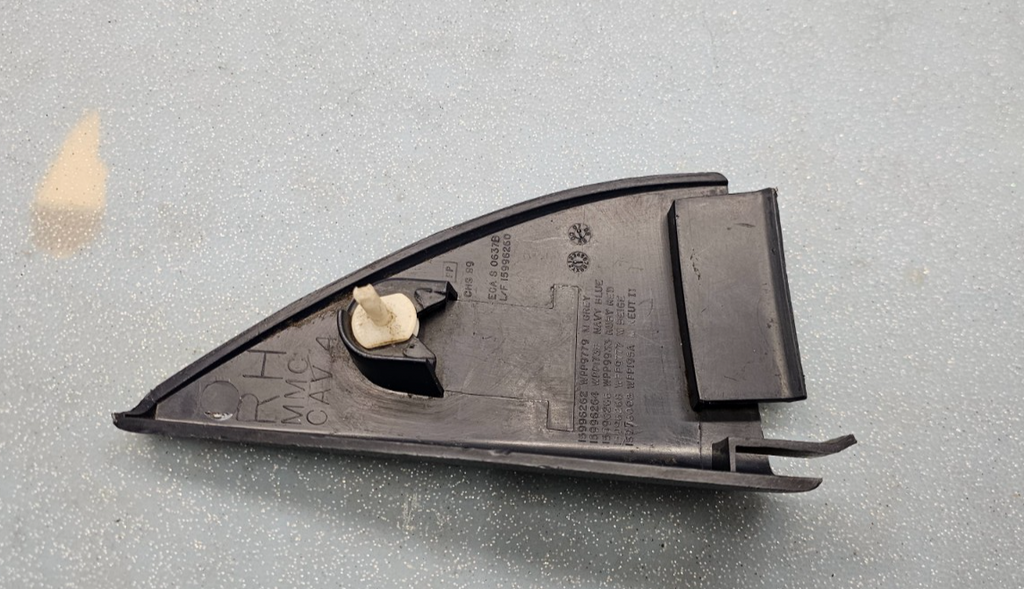 🔥95-98 Chevrolet Tahoe Suburban Door Panel Mirror Cover Trim LEFT DRIVER black