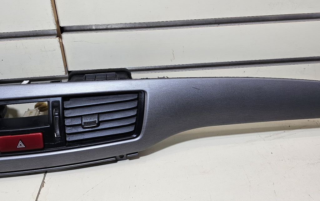 🔥02-07 Mitsubishi Lancer Dash Front Center Trim Bezel Panel Air Vent Silver