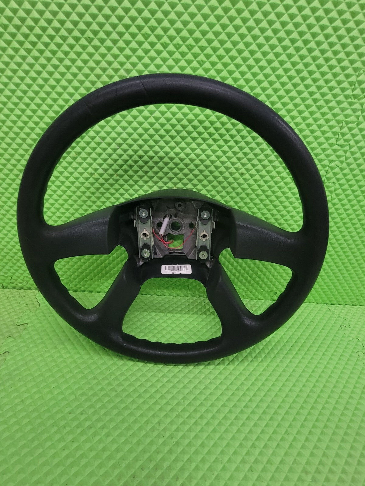 🔥03-06 SILVERADO SIERRA YUKON TAHOE SUBURBAN STEERING WHEEL LEATHER BLACK