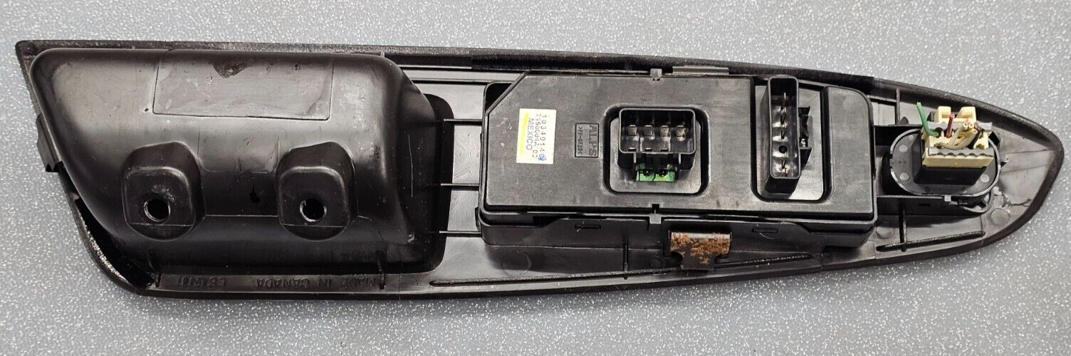 🔥06-08 CHEVY IMPALA LEFT DRIVER MASTER POWER WINDOW SWITCH BEZEL ASSEMBLY BLACK
