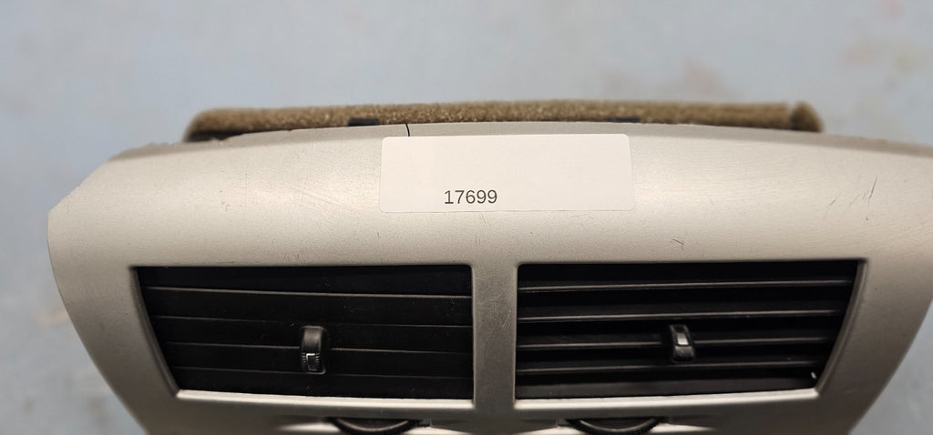 🔥07-09 Dodge CALIBER Dash Radio Center BEZEL Climate Dash Trim Vents Silver B15
