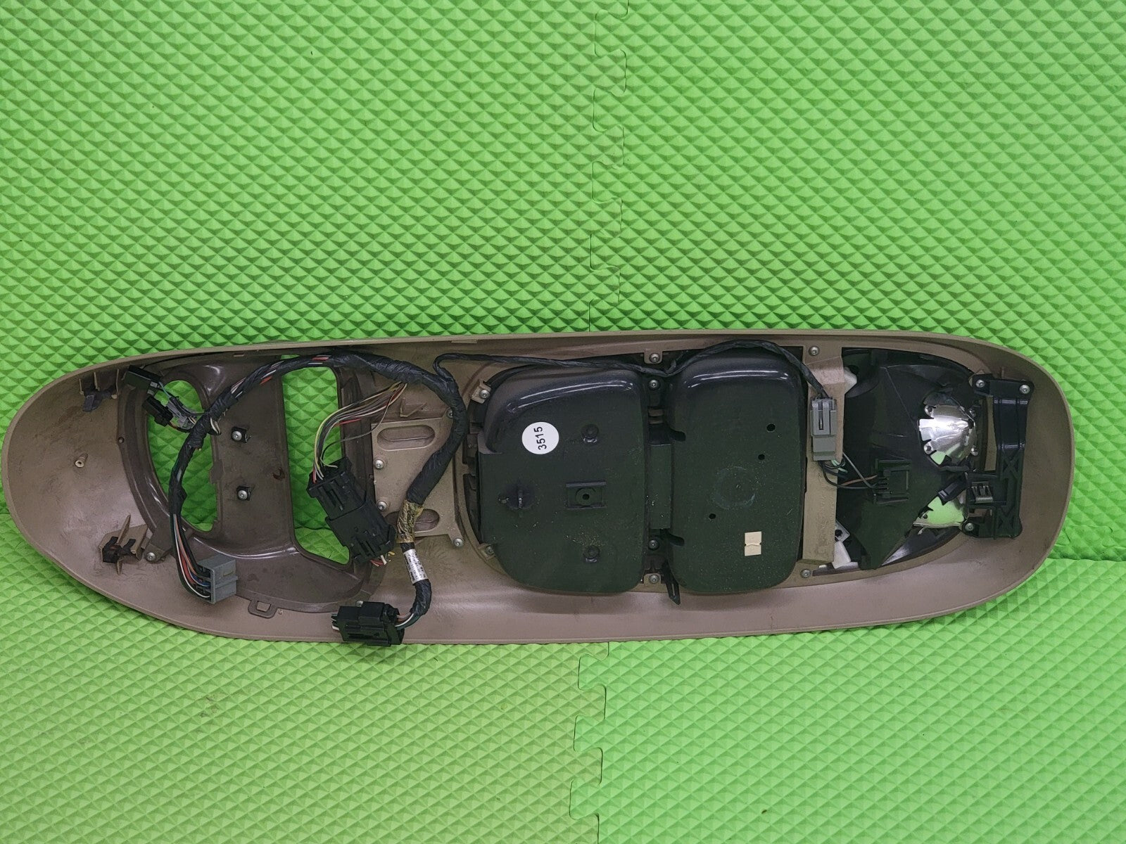 🔥97-02 Ford Expedition Overhead Climate Console Map Light Display OEM TAN
