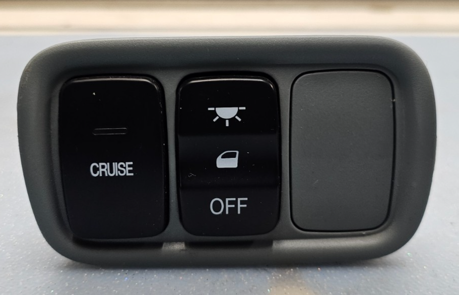 🔥03-08 Honda Pilot cruise control & light on/off switch with trim GRAY OEM
