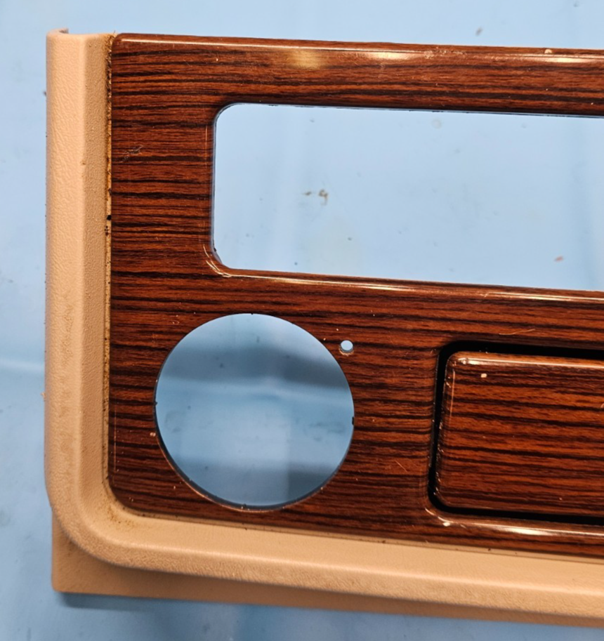 🔥03-06 Escalade Dash AM FM Radio Bezel Trim Instrument Panel Assembly Wood/Tan