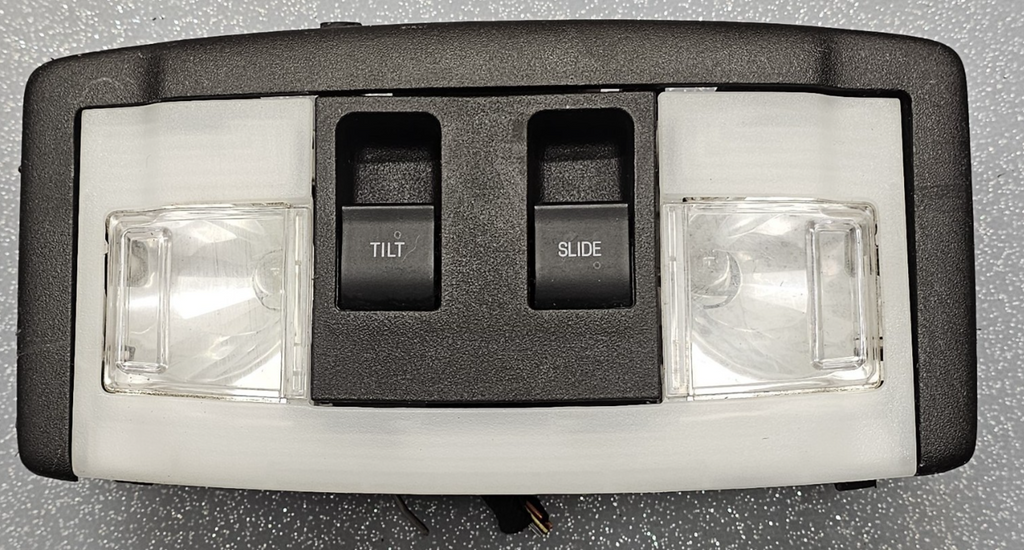 🔥09-15 Edge Explorer Overhead Console Dome Map Light Lamp Lower Assembly Black