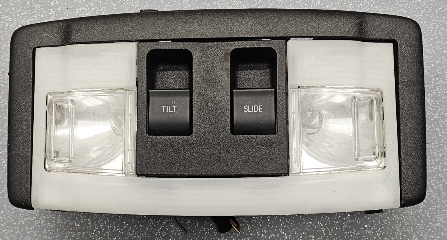 🔥09-15 Edge Explorer Overhead Console Dome Map Light Lamp Lower Assembly Black