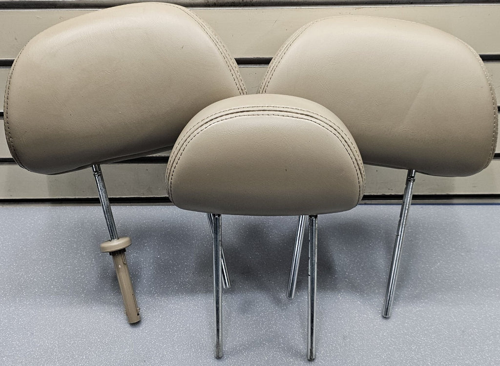 🔥05-12 Ford Escape MARINER HEADREST Rear 2nd Row LEFT/RIGH SET LEATHER TAN