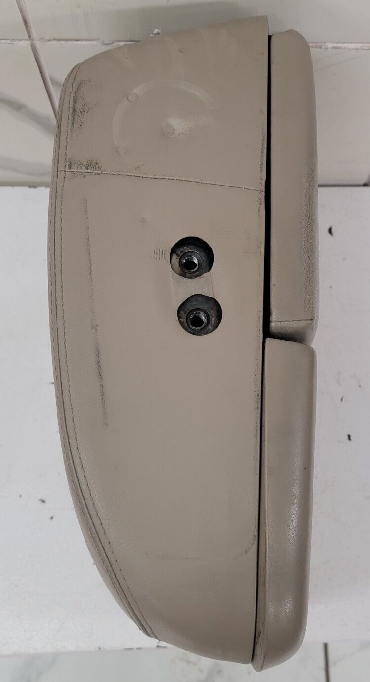 1997-03 Ford F-150 Jump Seat Center Console Armrest Holder Leather Tan JS6