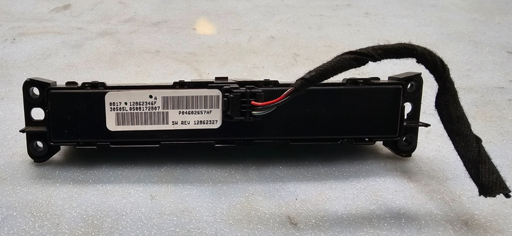🔥06-08 PT CRUISER CENTER DASH HAZARD EMERGENCY LIGHT CONTROL SWITCH BLACK