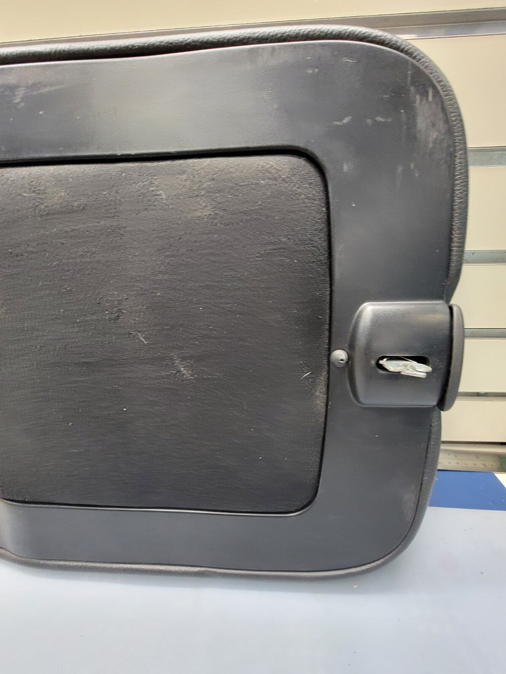 🔥2002-2008 Dodge RAM Center Console Jump Seat ARMREST Cover Lid Leather Black