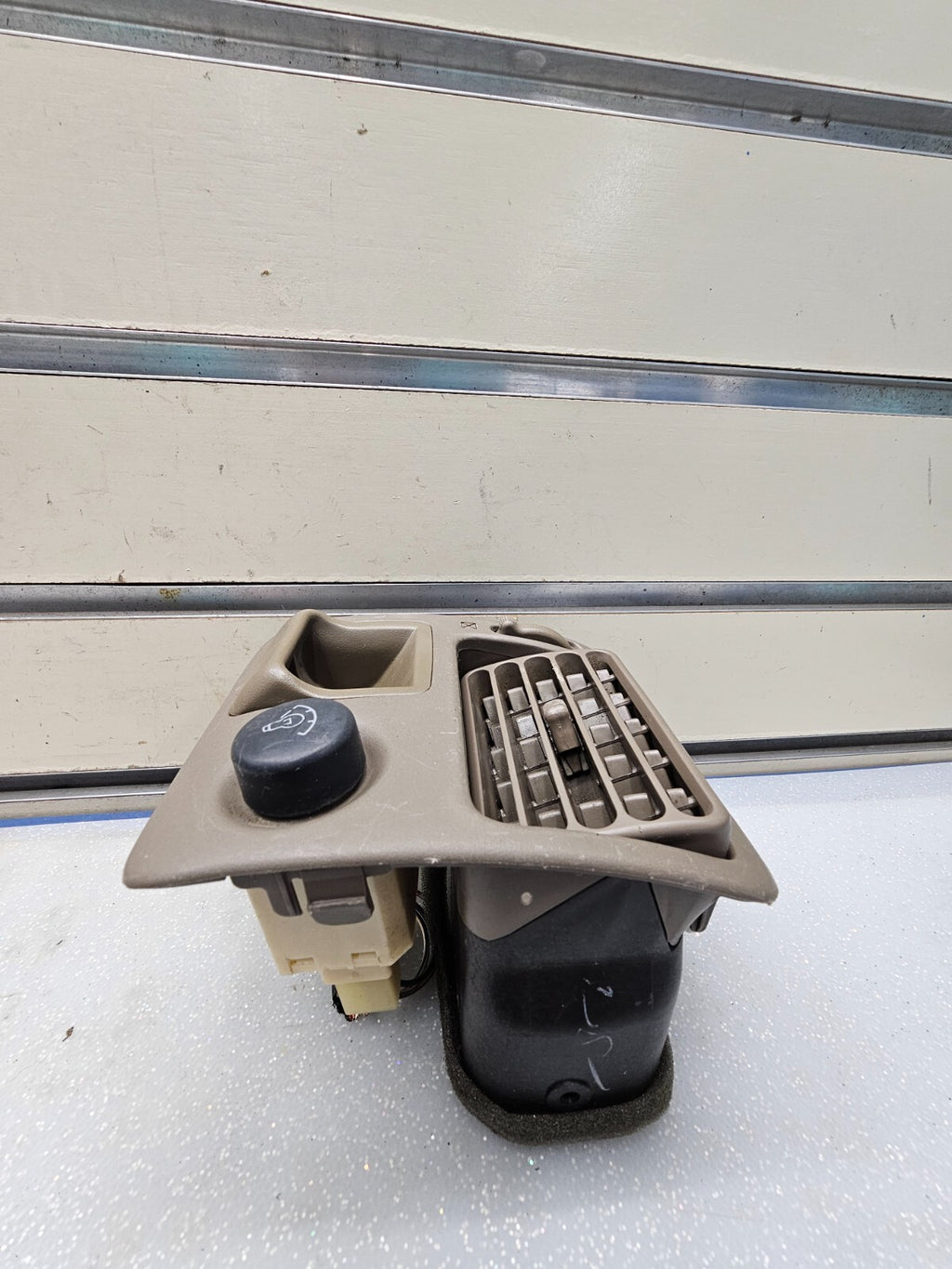 🔥98-02 TOYOTA COROLLA DRIVER SIDE DASH AC AIR VENT & DIMMER SWITCH OEM DARK TAN