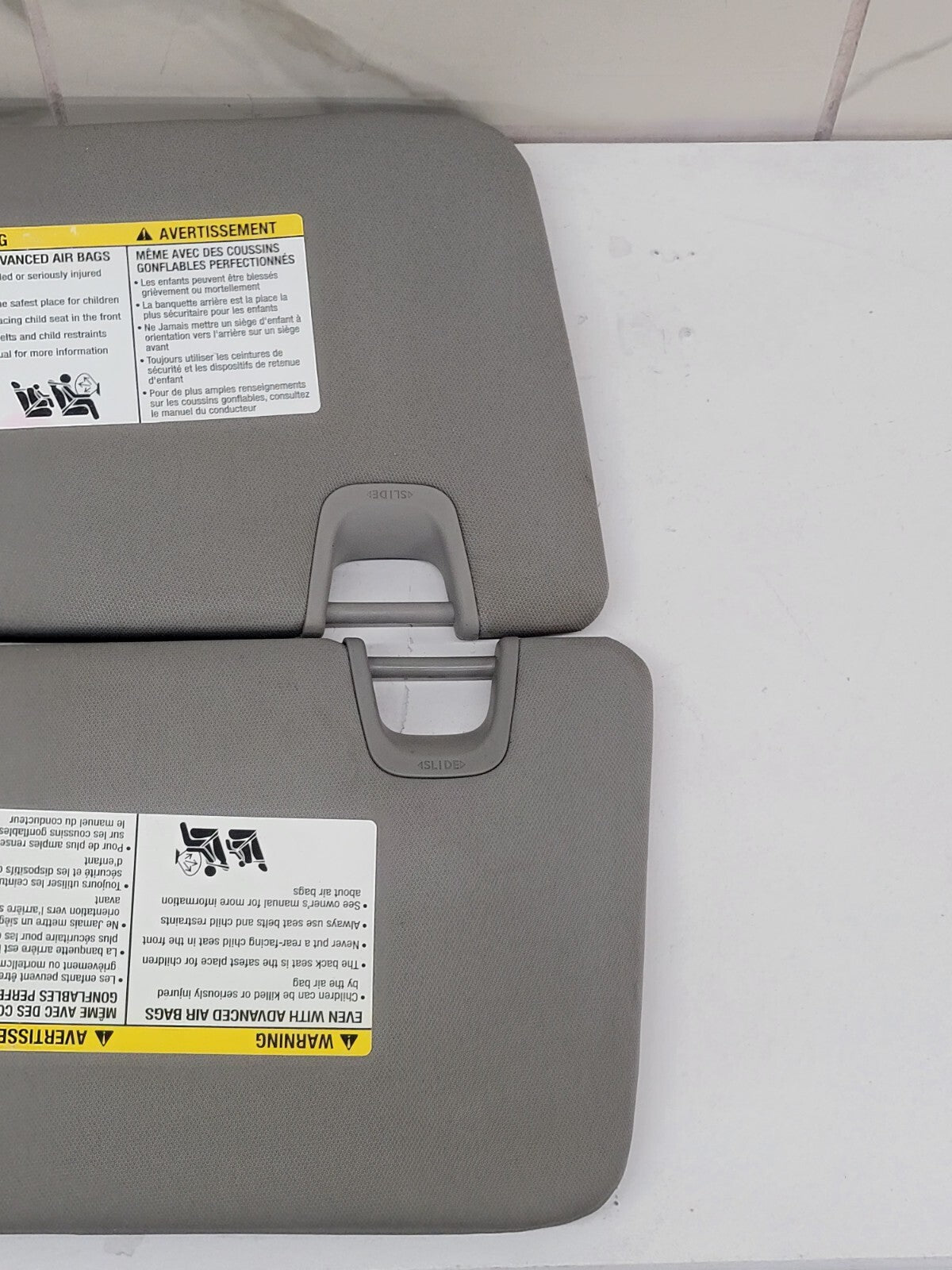🔥2013-2018 Nissan Altima Sedan sun visor sunvisors SET  Gray