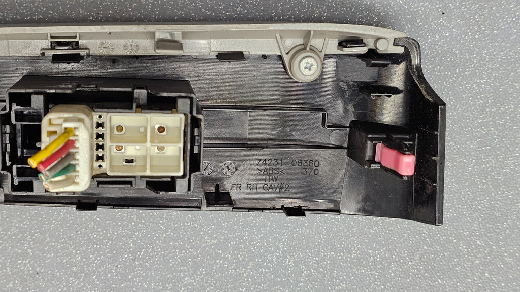 🔥 12-14 Toyota Camry Front Right Passenger Power door Window Switch Gray OeM