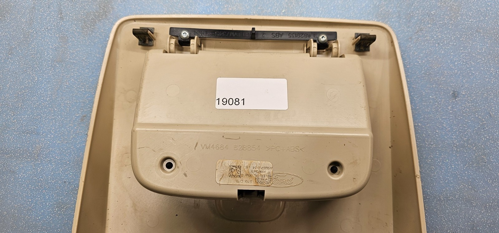 🔥04-08 Ford F-150 Front Overhead Console Cubby Storage w/Bracket TAN OEM