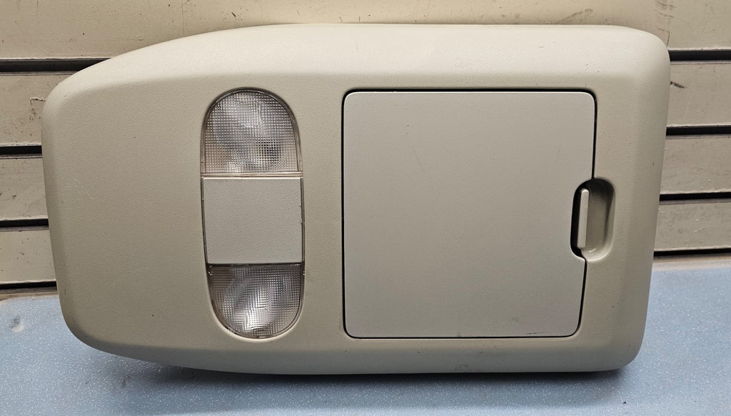 🔥04-08Ford F-150 Overhead Console DOME Map Light Roof🔴Storage Assembly GRAY 09