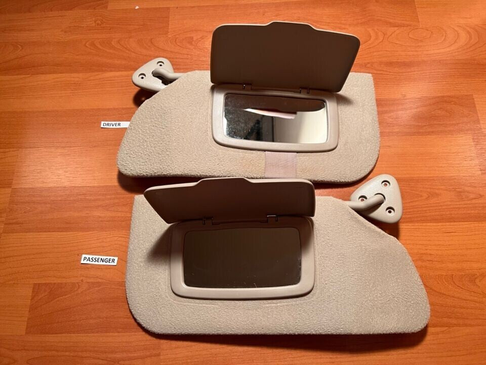 🔥95-05 Chevy Cavalier Driver & Passenger Side Sunvisor Grey (MIRROR)