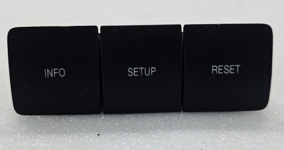 🔥08-12 Ford Focus Escape Info Setup Reset Dash Control Memory Switch Black OEM