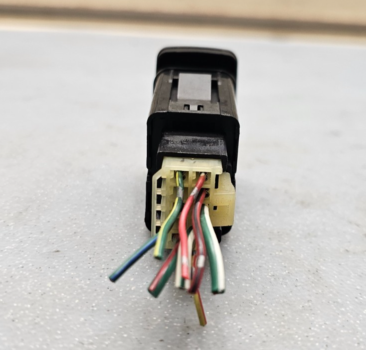 🔥1999–2004 Honda Odyssey Emergency Hazard Light Switch black OEM