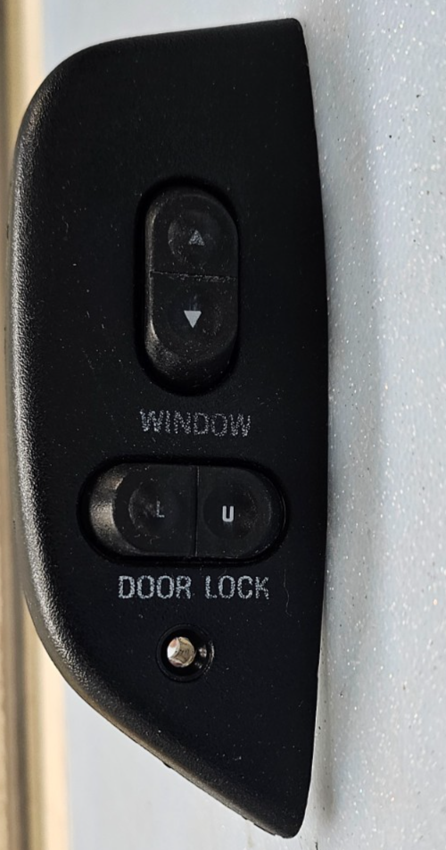 🔥92-96 Ford F150 RIGHT Passenger Door Power Lock Window Switch Black