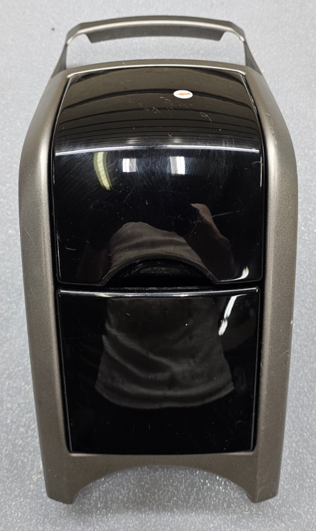 🔥04-09 TOYOTA PRIUS CENTER CONSOLE CUP DRINK HOLDER BEZEL STORAGE SILVER/BLACK