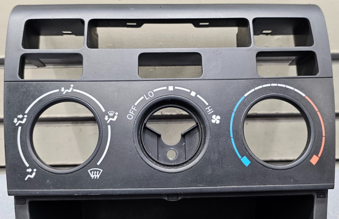 🔥03-08 TOYOTA COROLLA CENTER DASH CLIMATE CONTROL BEZEL TRIM PANEL BLACK OEM