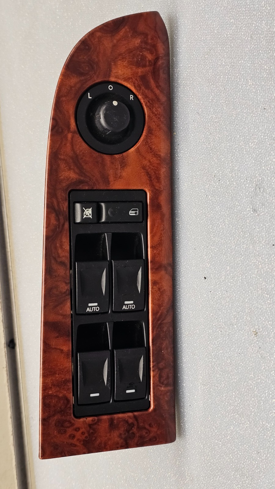 🔥07-14 Charger Dakota Chrysler 200 Left Driver Master Window Switch Lock Wood