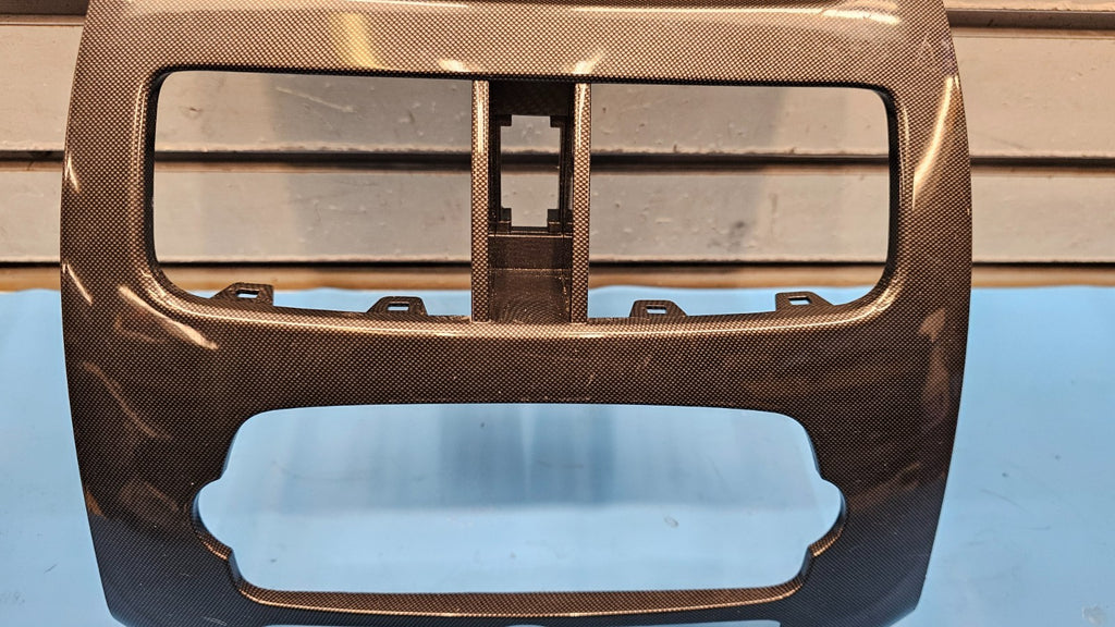 🔥11-15 SPARK Dash Radio Stereo Display Bezel Trim Panel Carbon Fiber Gray