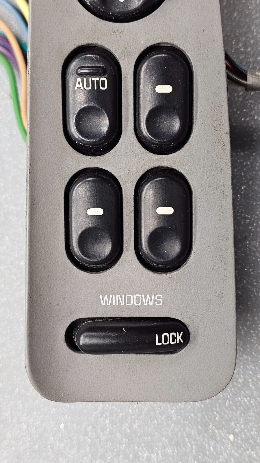 🔥97-05 Century Regal Left Driver aster Power Window Mirror Switch Assembly Gray