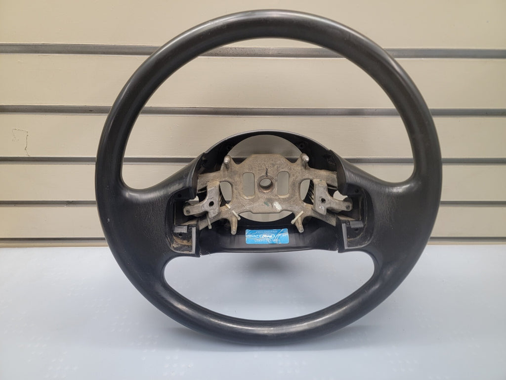 🔥1997-2003 Ford F-150 Leather Steering Wheel Cruise Dash Black