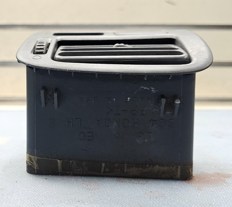 96-00 Civic Sedan Dash Left Driver A/C Air Vent Heater Grille Conditioning Gray