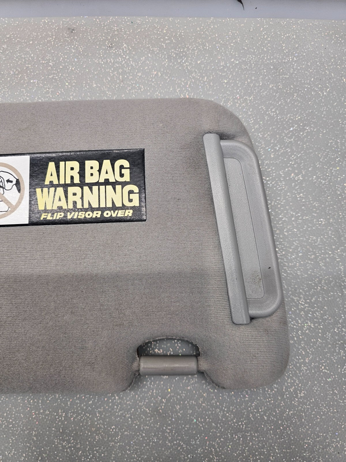 🔥2006-2010 Hyundai Sonata Sun Visor Driver Left Side Cloth Gray