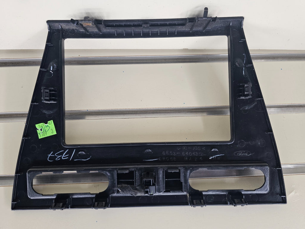 06-09 Fusion Milan Center Dash Trim Panel AM FM Radio Stereo Bezel CARBON BLACK