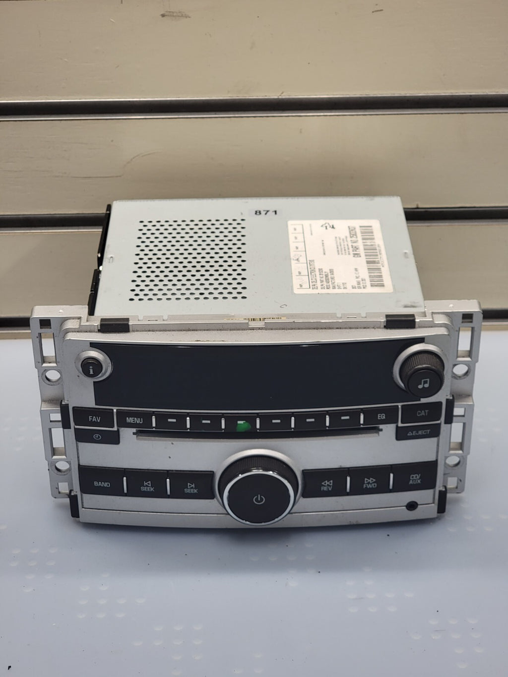 🔥2009-2012 Chevrolet Malibu Am Fm Cd Player Radio Receiver KGA73 SILVER