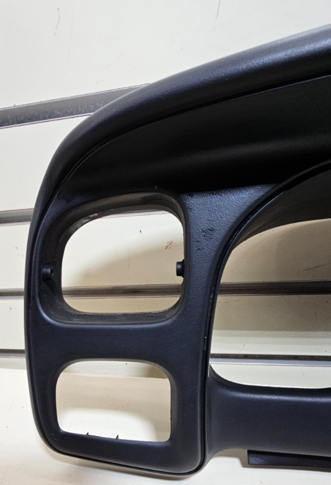 🔥98-00 Dakota Durango Dash Instrument Speedometer Cluster Bezel black C30