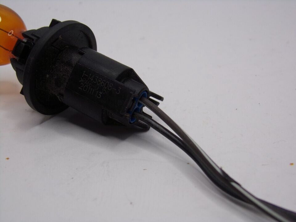 🔥10-12 LINCOLN MKZ SOCKET TAIL BRAKE LIGHT LAMP LEN YELLOW BULB BLACK PLUG WIRE
