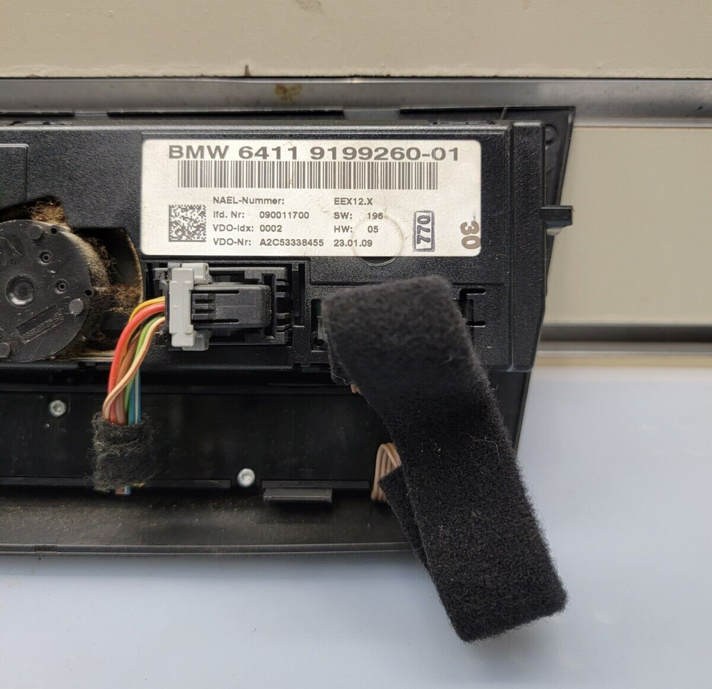 🔥07-09 BMW 323i 328i 335i AC Heater Dash Center Climate Control Temperature OEM