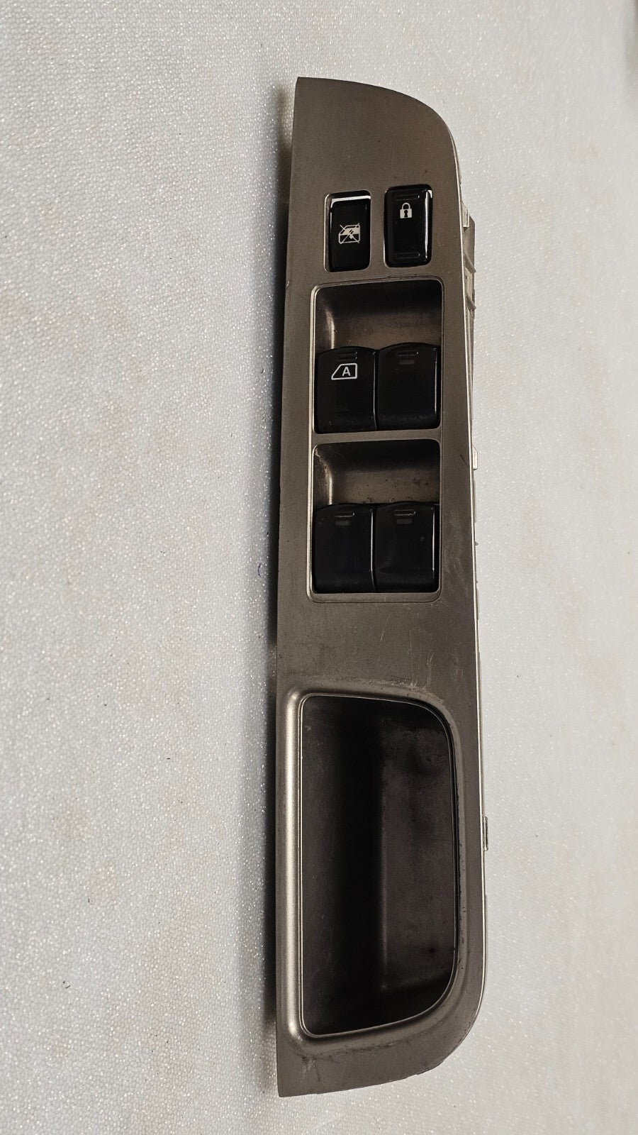 🔥07-10 Versa Front Left Driver Master Door Window Switch Lock Control SILVER