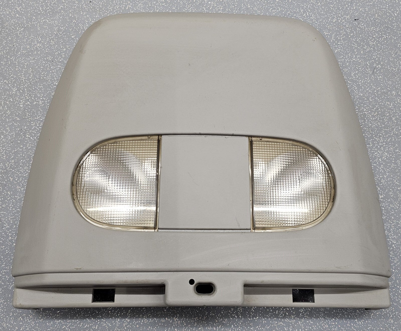 04-08 Ford F-150 Overhead Console Front Center Dome Map Lights Roof Rail GRAY 09