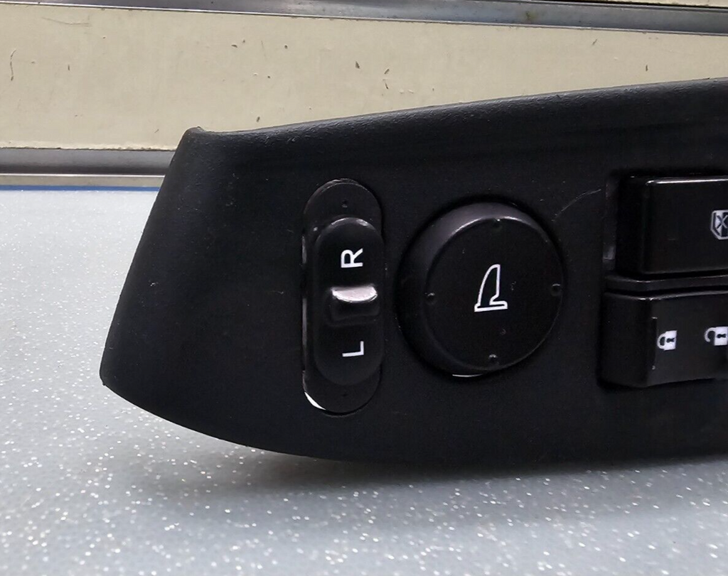 08-12 ACCORD Left Driver Door Master Power Window Lock Switch Assembly Black OEM