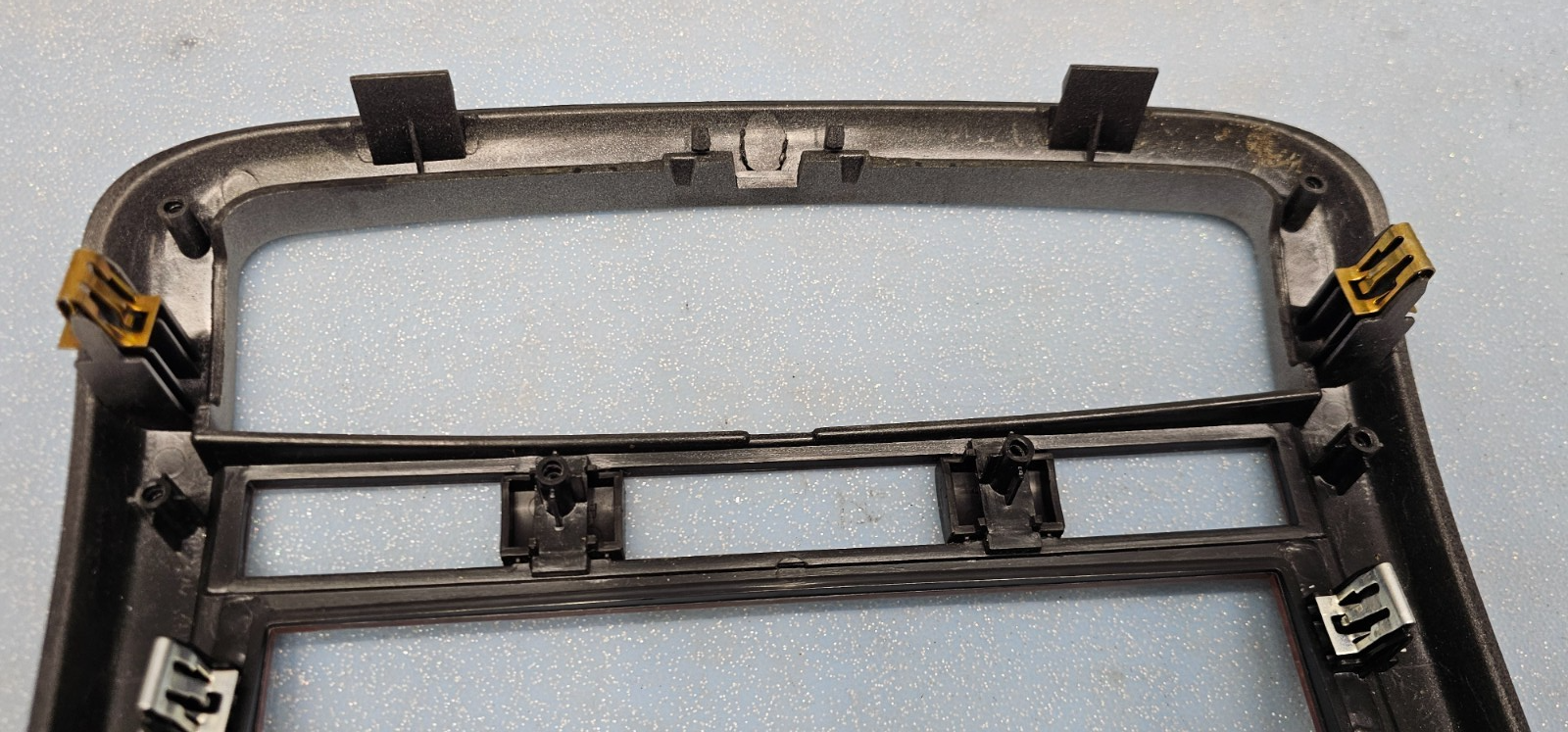 🔥07-09 Equinox Dash AM FM Radio Stereo Climate Bezel Trim Panel Silver/Wood