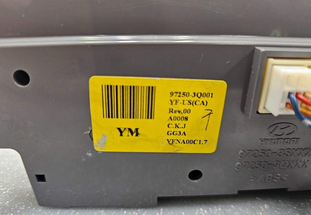 11-13 Hyundai Sonata Heater Temperature Climate Control Panel Unit Conditioning