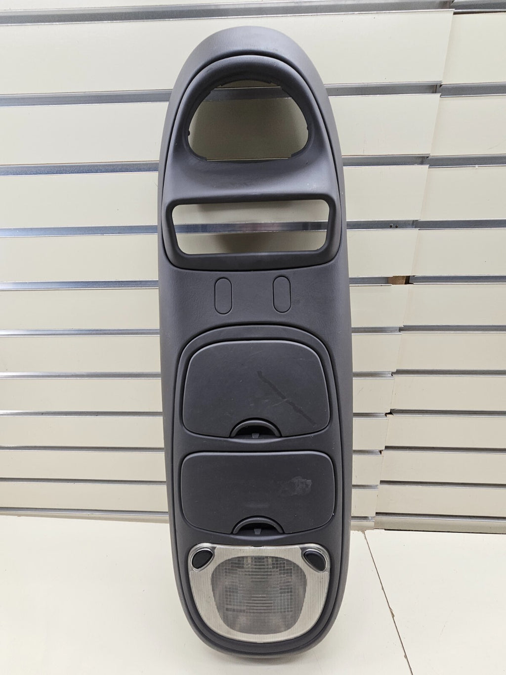 97-02 Ford Expedition Overhead Climate Console Map Light Display Storage DK Gray