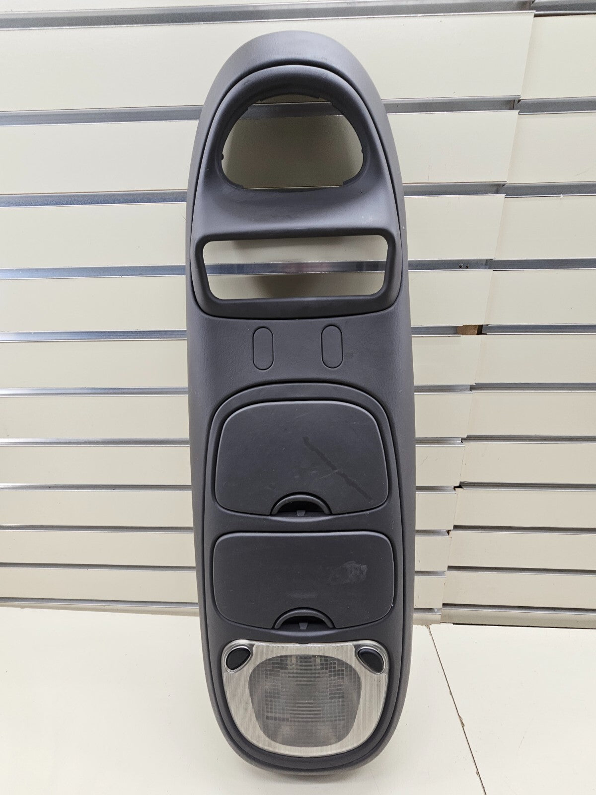 97-02 Ford Expedition Overhead Climate Console Map Light Display Storage DK Gray