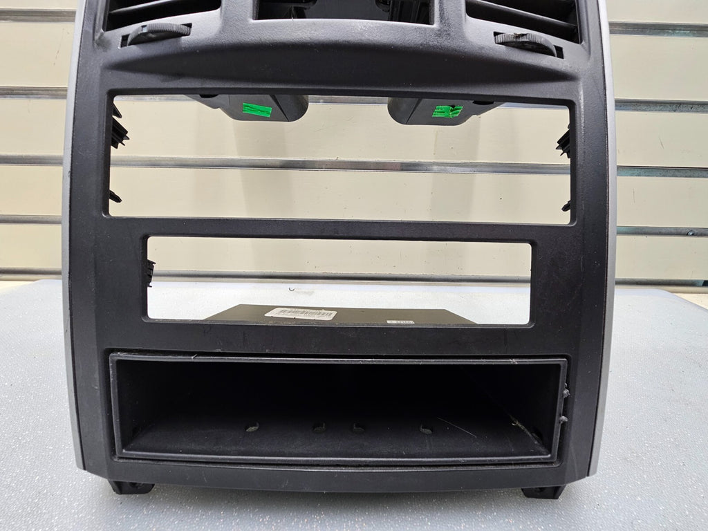 🔥08-10 DODGE CARAVAN A/C HEATER TEMPERATURE CLIMATE CONTROL RADIO BEZEL  BLACK