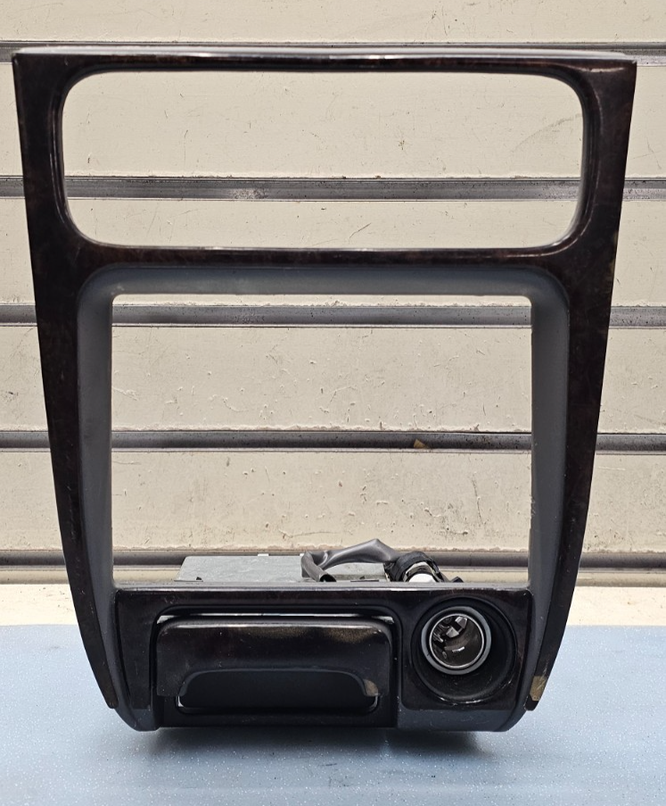 🔥98-02 Toyota Corolla Center Dash Lower Radio Trim Instrument Panel Bezel Wood